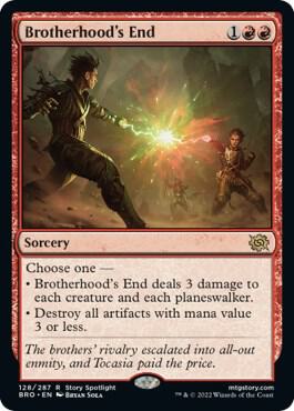 the end mtg card The One Ring (v1) - Old Border Retro Frame