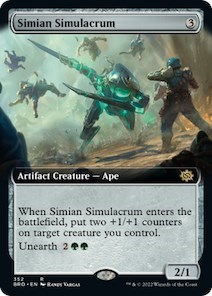 Simian Simulacrum Extended Art