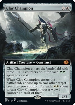 Clay Champion Extended Art