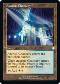 Azorius Chancery (Retro Frame) - Commander: The Brothers' War - Magic: The Gathering card