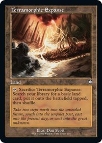 Terramorphic Expanse (Retro Frame) - Commander: The Brothers' War - Magic: The Gathering card