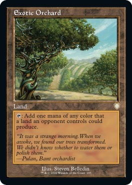 Exotic Orchard Retro Frame