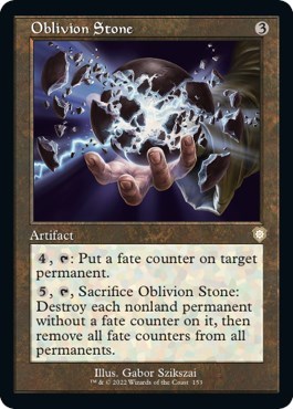 Oblivion Stone Retro Frame
