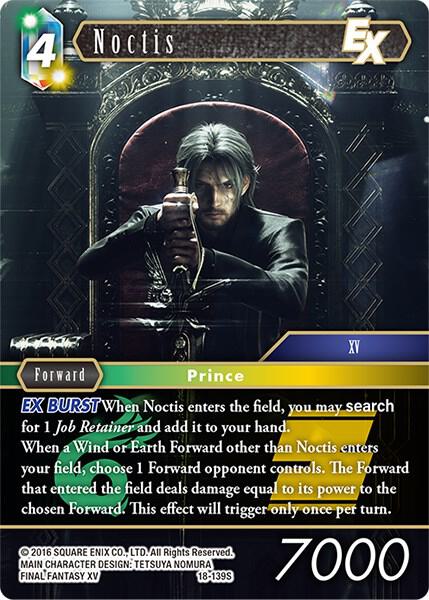FFTCG ノクティス フォワード EXバースト Noctis EX - Resurgence of Power - Final Fantasy TCG - TCGplayer.com
