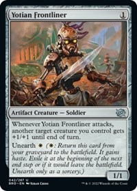 Yotian Frontliner - The Brothers' War - Magic: The Gathering card