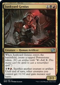 Junkyard Genius - The Brothers' War - Magic: The Gathering card