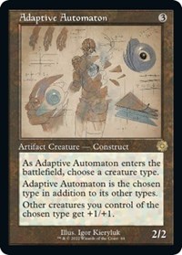 Adaptive Automaton (Schematic) - The Brothers' War: Retro Frame Artifacts - Magic: The Gathering card