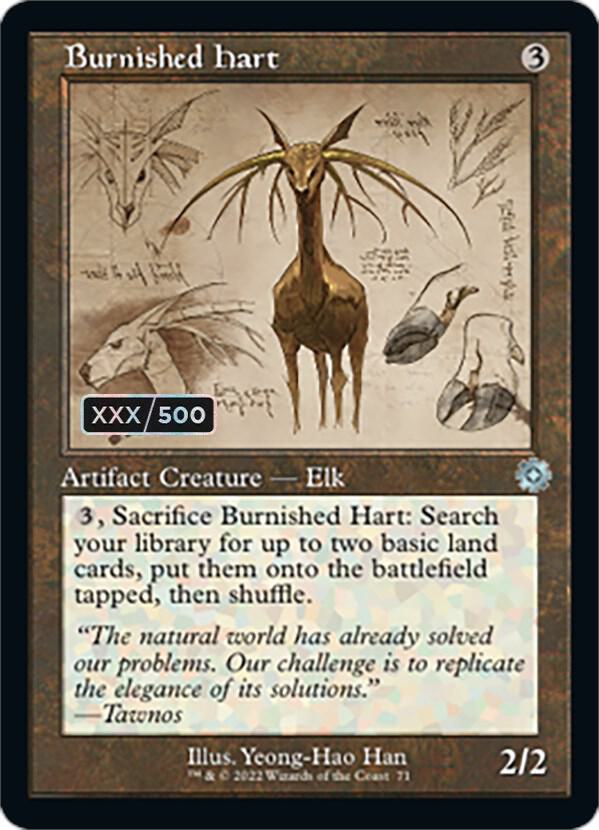 Burnished Hart (Schematic) (Serial Numbered) - The Brothers' War