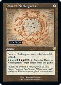 Door to Nothingness (Schematic) (Serial Numbered) - The Brothers' War: Retro Frame Artifacts - Magic: The Gathering card