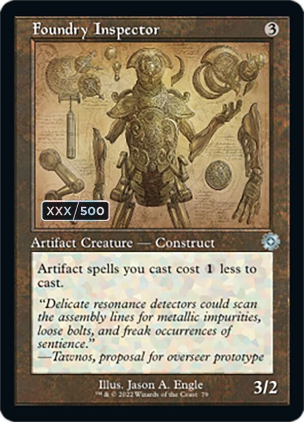 Foundry Inspector (Schematic) (Serial Numbered) - The Brothers
