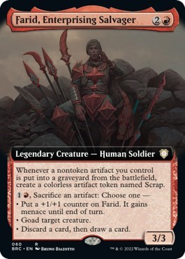 Farid Enterprising Salvager Extended Art