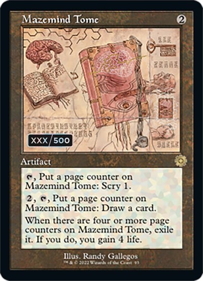 Mazemind Tome (Schematic) (Serial Numbered)