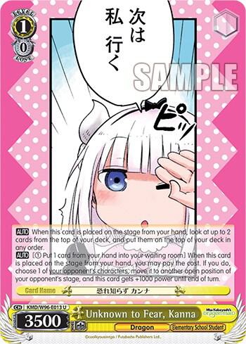 Unknown to Fear, Kanna