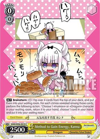 Method to Gain Energy, Kanna