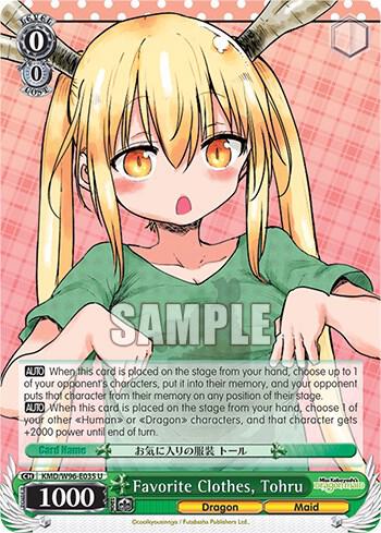 Favorite Clothes, Tohru