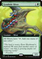 宝革スリヴァー/Gemhide Sliver 拡張アートfoil SLD 英語 Gemhide Sliver (Extended Art) - Secret Lair Drop Series