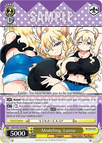 Modeling, Lucoa (RRR)