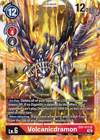 Volcanicdramon - Draconic Roar - Digimon card