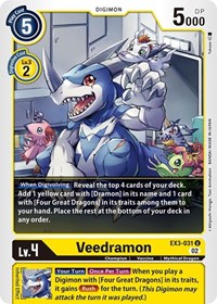 Veedramon - Draconic Roar - Digimon card