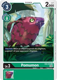 Pomumon - Draconic Roar - Digimon card