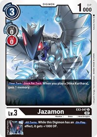 Jazamon - Draconic Roar - Digimon card
