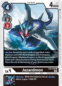 Jazardmon - Draconic Roar - Digimon card