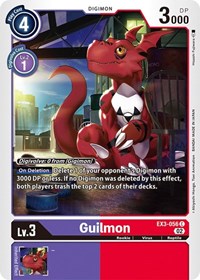 Guilmon - Draconic Roar - Digimon card