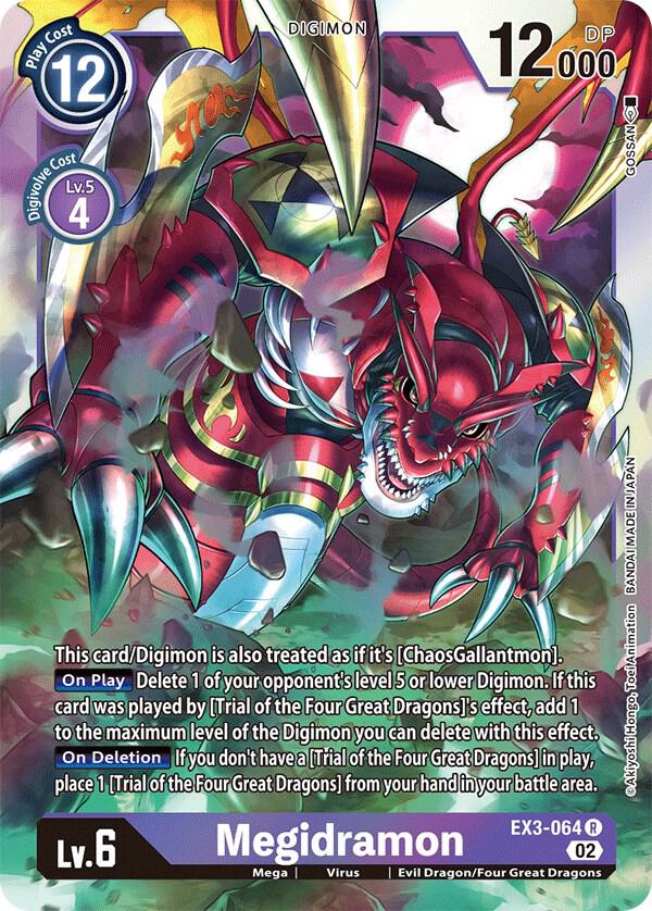 digimon tcg draconic roar card list Metallicdramon [EX3-053] (Alternate Art) [Draconic Roar] – Dark Fox TCG main image 1