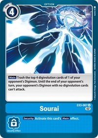 Sourai - Draconic Roar - Digimon card
