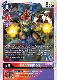 Paildramon (Box Topper) - Draconic Roar - Digimon card