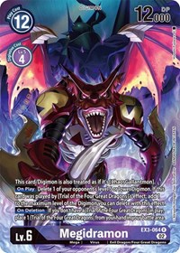 Megidramon (Alternate Art) - Draconic Roar - Digimon card