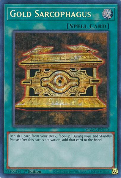 Gold Sarcophagus (Purple) [DL18-EN011] Rare