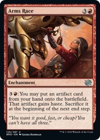 Arms Race - The Brothers' War - Magic: The Gathering card