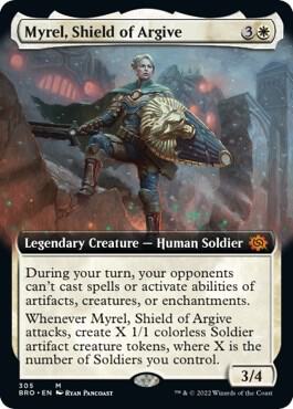 MTG アルガイヴの盾、ミュレル　拡張foil 日)【Foil】アルガイヴの盾、ミュレル / Myrel, Shield of