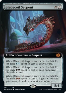 Bladecoil Serpent Extended Art