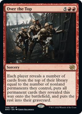 Over the Top - The Brothers' War - Magic: The Gathering - TCGplayer.com