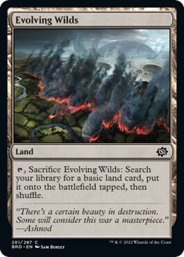 Evolving Wilds - The Brothers' War - Magic: The Gathering - TCGplayer.com