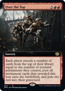 Over the Top Extended Art
