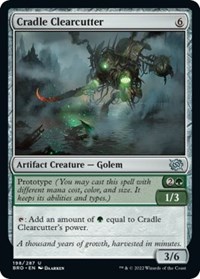 Cradle Clearcutter - The Brothers' War - Magic: The Gathering card