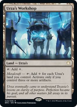 Mtg The Brothers' War Commander Rare Urza's Workshop #28