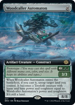Woodcaller Automaton Extended Art