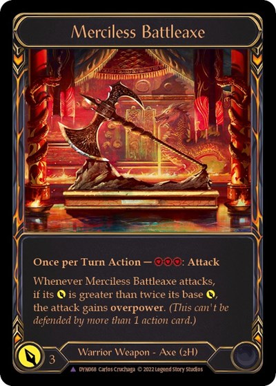 Merciless Battleaxe (Marvel) Dynasty card price