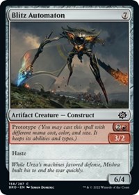 Blitz Automaton - The Brothers' War - Magic: The Gathering card