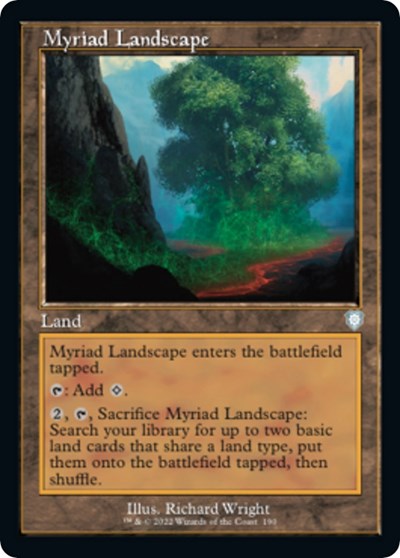 Myriad Landscape Retro Frame