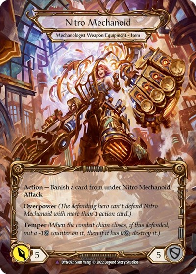 Construct Nitro Mechanoid // Nitro Mechanoid (Marvel) Dynasty card price