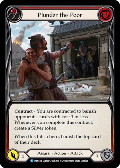 Plunder the Poor (Red) Dynasty card price
