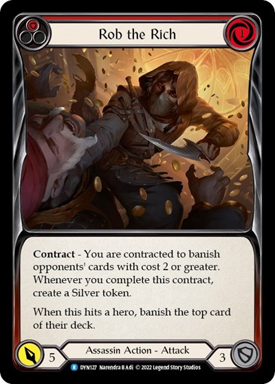 Rob the Rich (Red) Dynasty card price