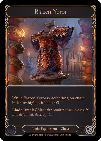 Blazen Yoroi (Marvel) Dynasty card price