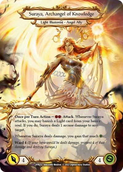 Invoke Suraya // Suraya, Archangel of Knowledge (Marvel) Dynasty card price