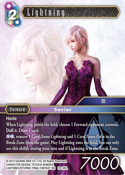 FFTCG 13-192S ライトニング Lightning (Legend) - Resurgence of Power - Final Fantasy TCG